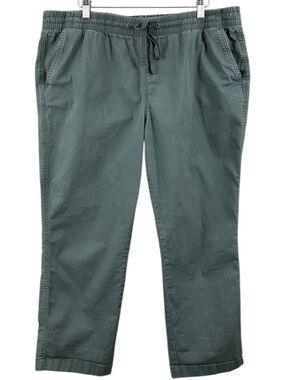 L.L. Bean Favourite Fit Cropped Pull On Chinos Size 18P